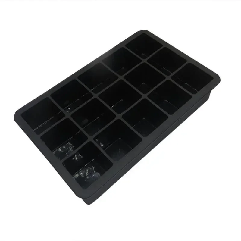 Molde de Gelo de Silicone 15 Grades Preto - Imagem 3