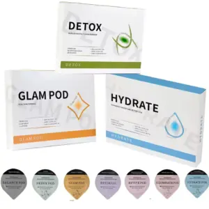 kit glam revive cápsulas e sérum facial