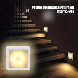 luz noturna led sensor de movimento
