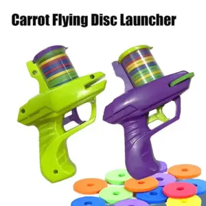 arma lançador de disco voador cenoura