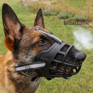 máscara de silicone cesto para cães