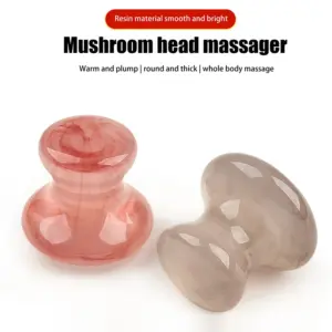 massageador facial gua sha cogumelo