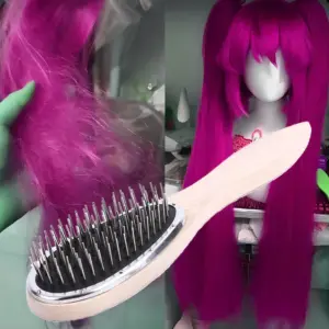 escova de cabelo para perucas