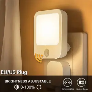 luz noturna led sensor de movimento
