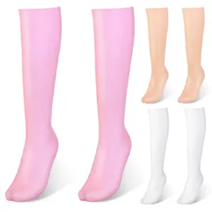 meias de silicone longas hidratantes