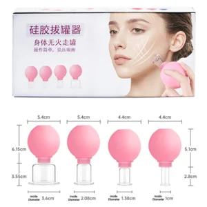 conjunto ventosas massagem facial
