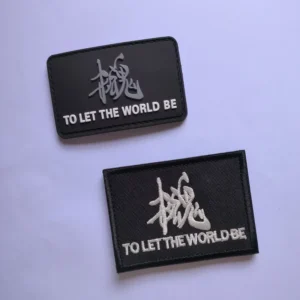 patch tático borracha pvc