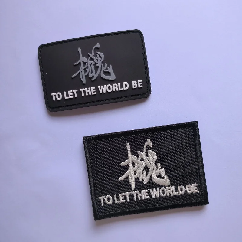 patch tático borracha pvc