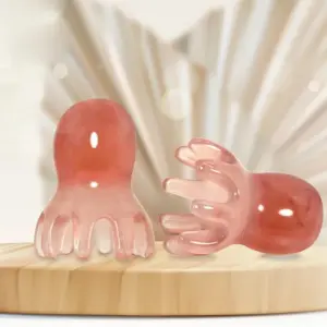 pente de polvo massageador de couro cabeludo manual