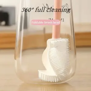 escova de silicone dobrável