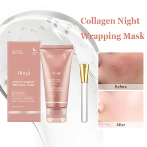 máscara facial colágeno peel off noturna