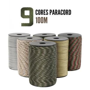 corda paracord militar 9 fios 4mm