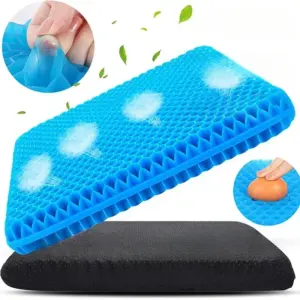 almofada de gel duplo para assento