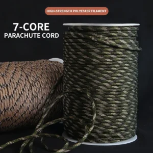 cabo paracord 550 poliéster 4mm