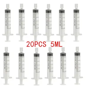 seringa de plástico 5ml