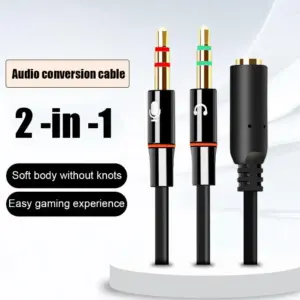 divisor de áudio P2 3.5mm