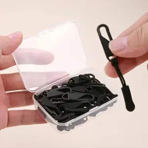 argola para zíper com cordão extensor