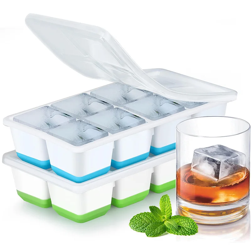 bandeja de gelo quadrada silicone