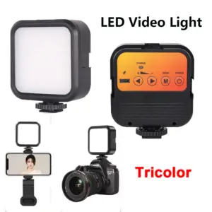 mini luz de vídeo LED portátil