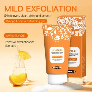 gel esfoliante facial enzima laranja