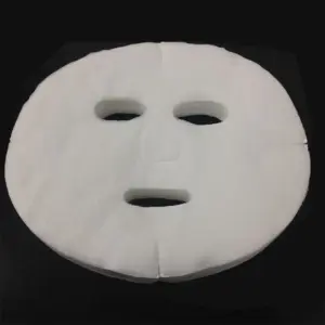 máscara facial descartável de papel