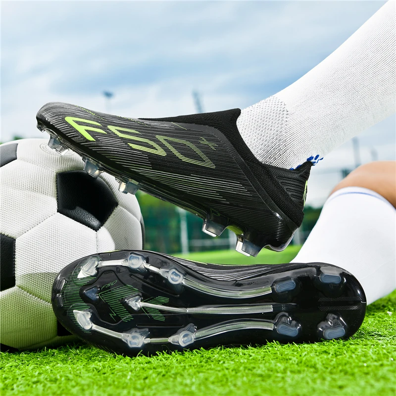 Chuteira Masculina Futsal Antiderrapante Cano Alto Azul - Imagem 5