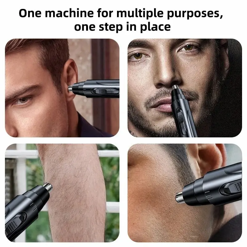 BeeChip Aparador de Pelos Nariz e Orelha Elétrico Preto - Imagem 2