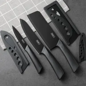 conjunto de facas de cozinha com bloco