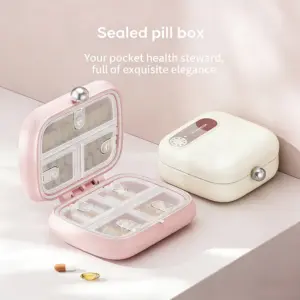 organizador de pílulas viagem 7 compartimentos