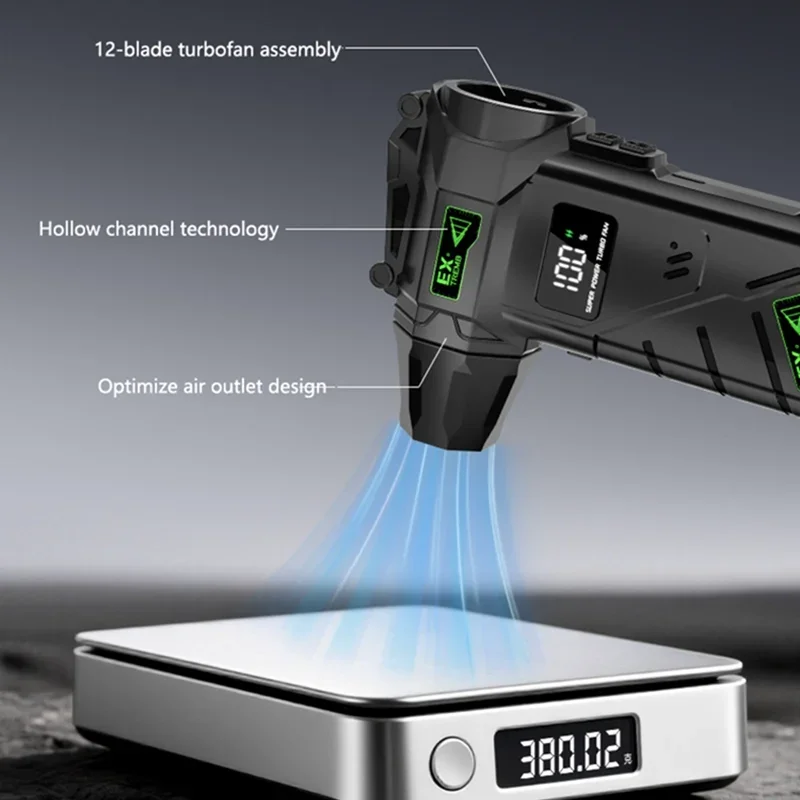 Ventilador Portátil Lenovo Turbo 1.100.000 RPM Laranja - Imagem 4