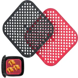 forro reutilizável fritadeira a ar quadrado