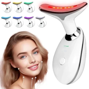 massageador facial pescoço microcorrente