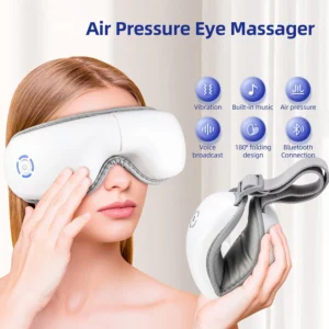 massageador de olhos vibratório aquecido