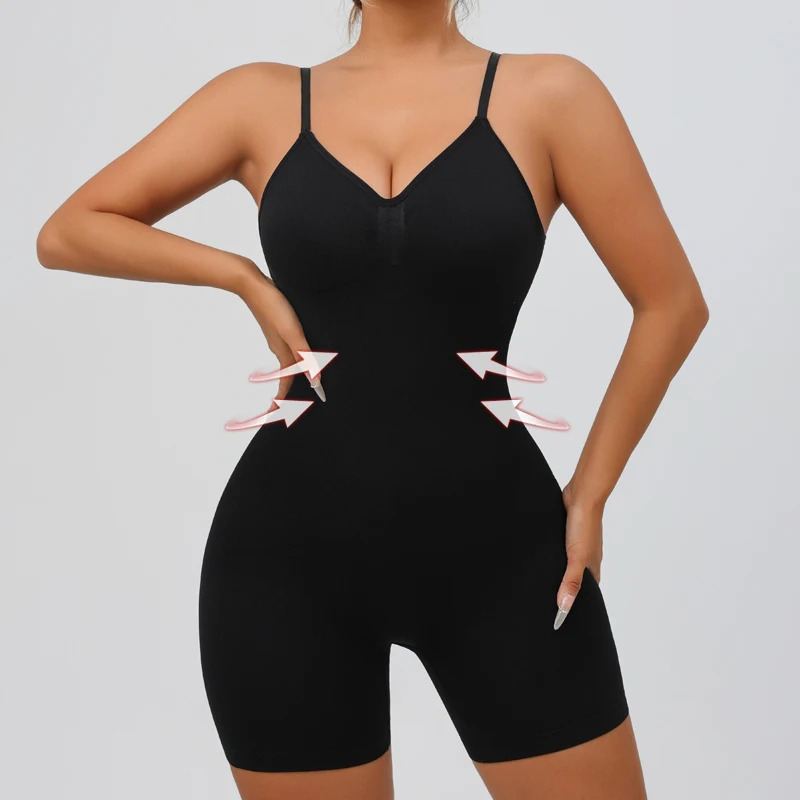 Shapewear Bodysuit Feminino Sem Costura Baixa Volta - Imagem 4