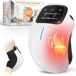 massageador de joelho térmico sem fio