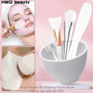 conjunto de tigela de mistura de máscara facial