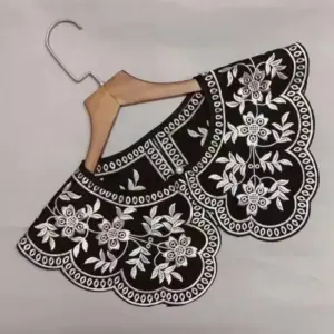 colar falso camisa gola destacável