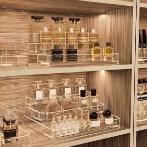 prateleira organizadora de skincare acrílica