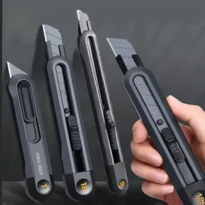 estilete retrátil lâminas aço carbono
