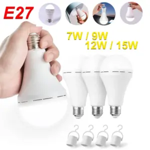 lâmpada led recarregável portátil
