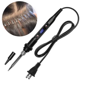 ferro digital para extensões de cabelo