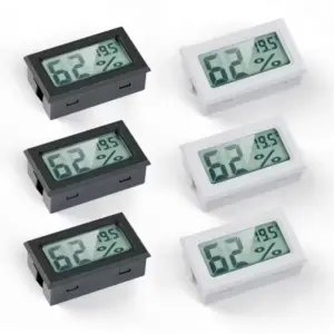mini termo-higrômetro digital lcd