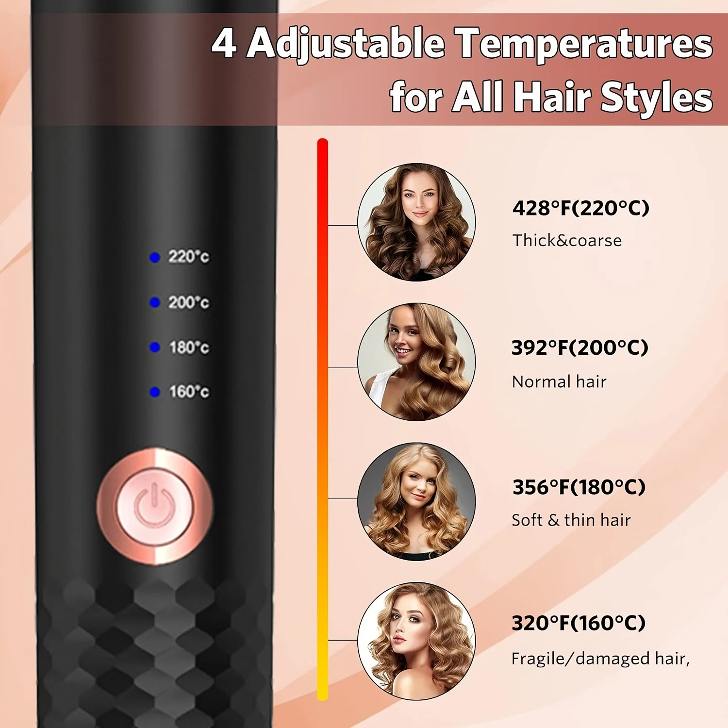 Modelador de Cachos Automático Cerâmico 3 Temperaturas - Imagem 4