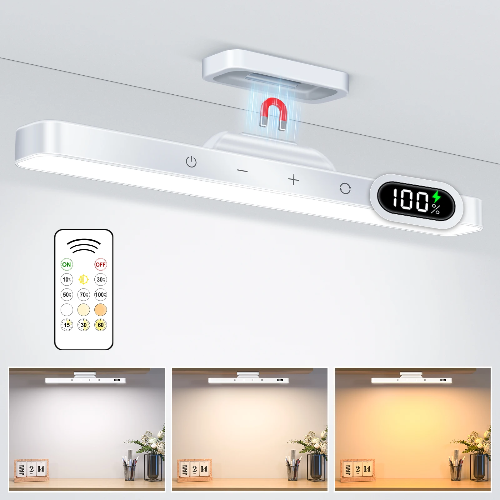 luz de maquiagem led recarregável