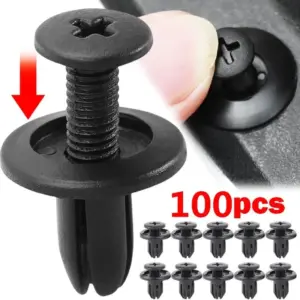rebite plástico 8mm para-choques