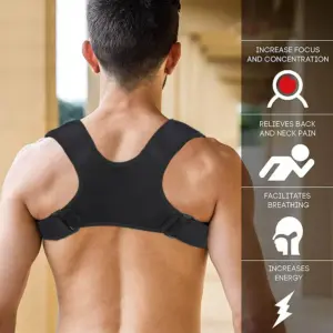 corretor postural ajustável