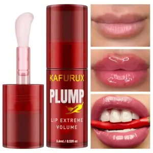 óleo labial volumizador transparente