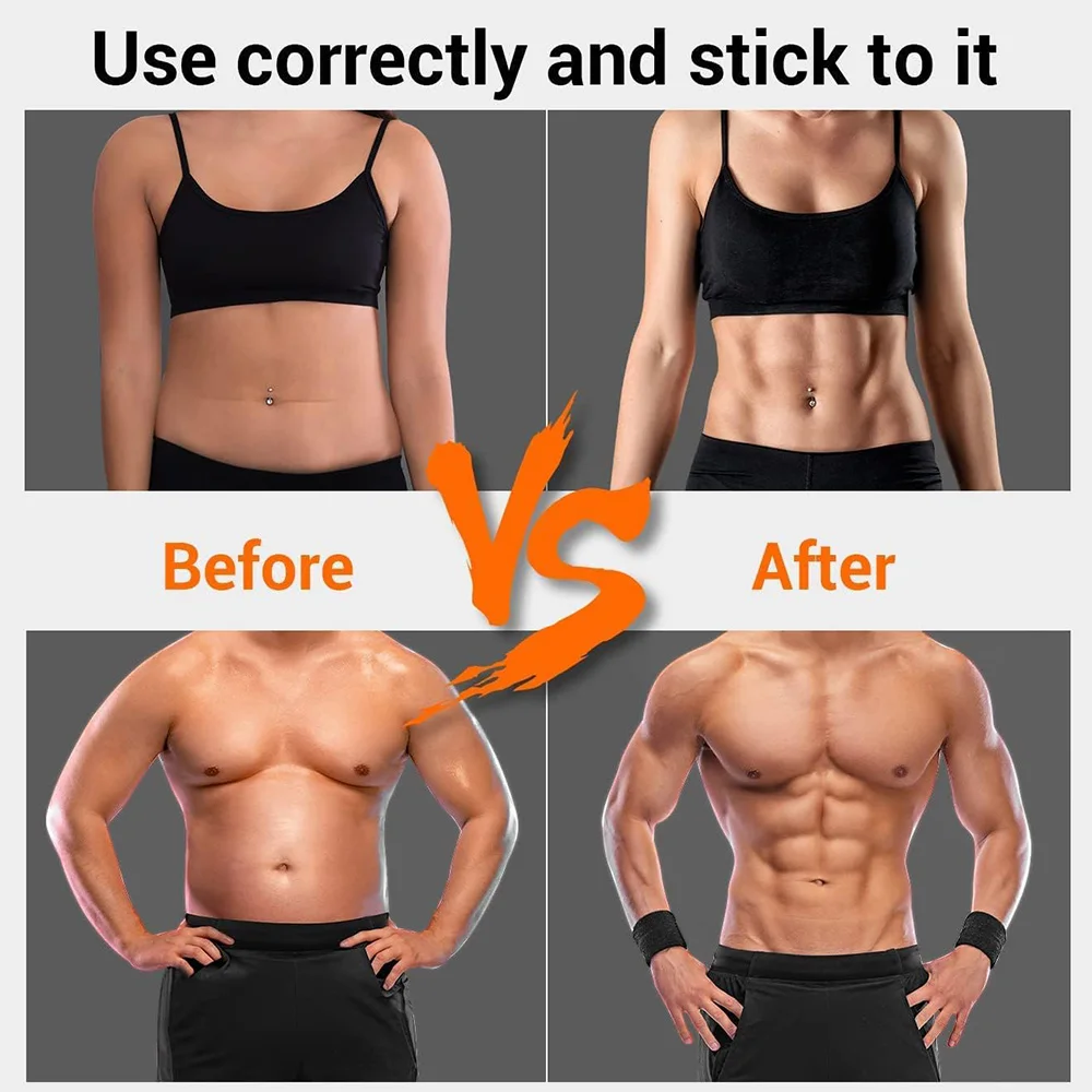 Cinto de Tonificação Muscular Abdominal EMS USB - Imagem 6