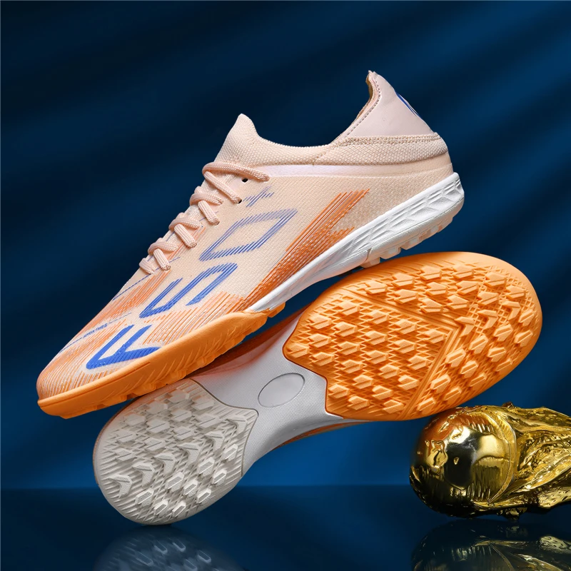Chuteira Masculina Futsal Antiderrapante Cano Alto Azul - Imagem 2