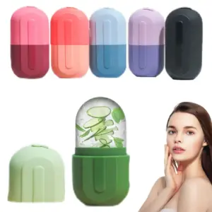 rolo de gelo facial de silicone